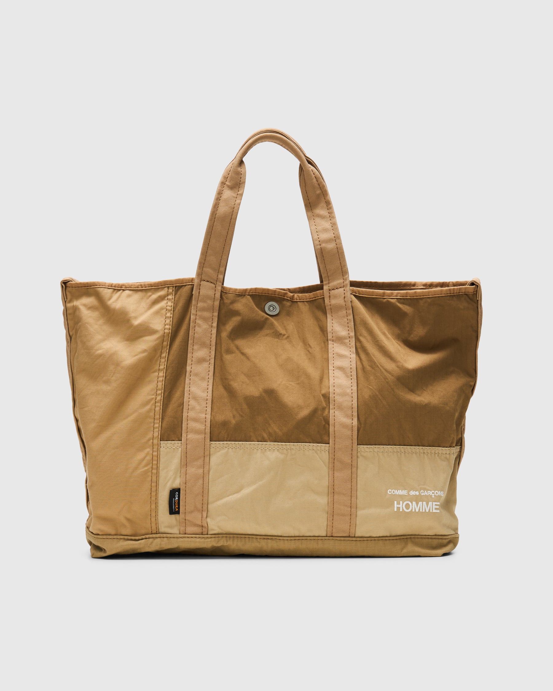 Comme des Garçons Homme Weekend Bag in Khaki| Homme Essentials