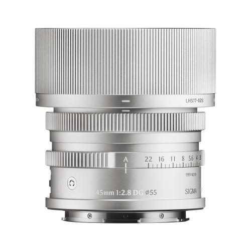 シグマ 45mm F2.8 DG Contemporary Lマウント用 シルバー | 交換レンズ