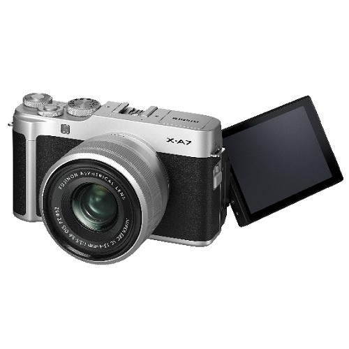 フジフイルム X-A7 レンズキット シルバー | ミラーレス一眼