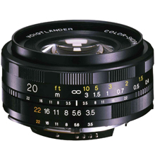 コシナ フォクトレンダー COLAR-SKOPAR 20mm F3.5 SL II N Aspherical