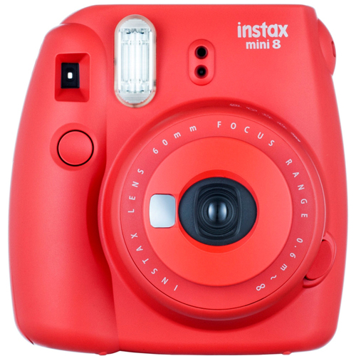 フジフイルム インスタントカメラ instax mini 8 「チェキ」 RASPBERRY