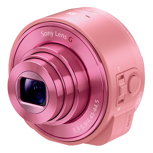 ソニー(SONY) コンパクトデジタルカメラ DSC-QX10 ﾋﾟﾝｸ【1820万画素