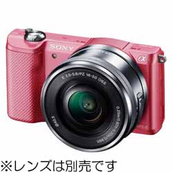 α5000 ILCE-5000 パワーズームレンズキット ピンク SONY α5000 ILCE