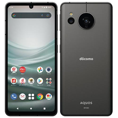 中古：A(美品)】 SHARP AQUOS sense7 SH-53C 128GB ブラック SIMフリー