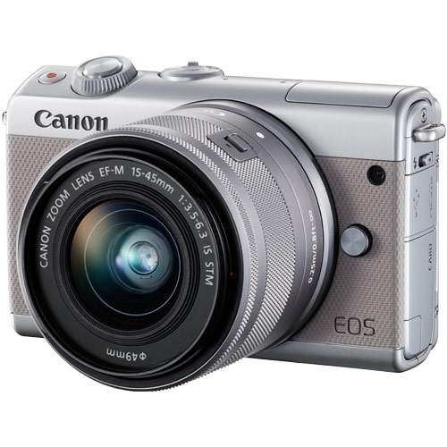 キヤノン EOS M100 ダブルズームキット グレー | ミラーレス一眼