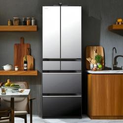 日立 6ドア 冷蔵庫 フレンチドア 冷蔵庫カメラ R-HXCC54X X クリスタル