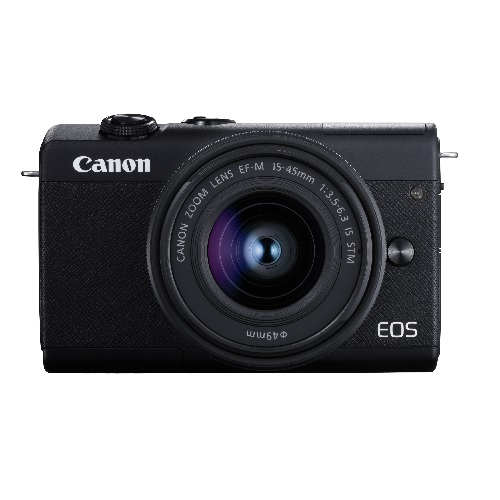 キヤノン EOS M200 EF-M15-45 IS STM ﾚﾝｽﾞｷｯﾄ ﾌﾞﾗｯｸ 【2410万画素