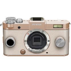 中古】ペンタックス Q-S1 ボディキット シャンパンゴールド×クリーム