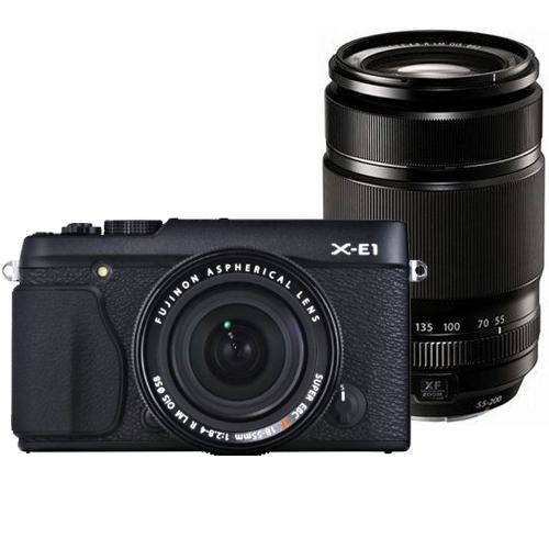 フジフイルム X-E1 ダブルズームレンズキット ブラック | ミラーレス一眼