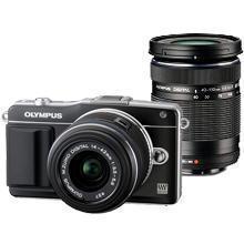 オリンパス(OLYMPUS) ミラーレス一眼 E-PM2 Wｽﾞｰﾑｷｯﾄ ﾌﾞﾗｯｸ【1605万