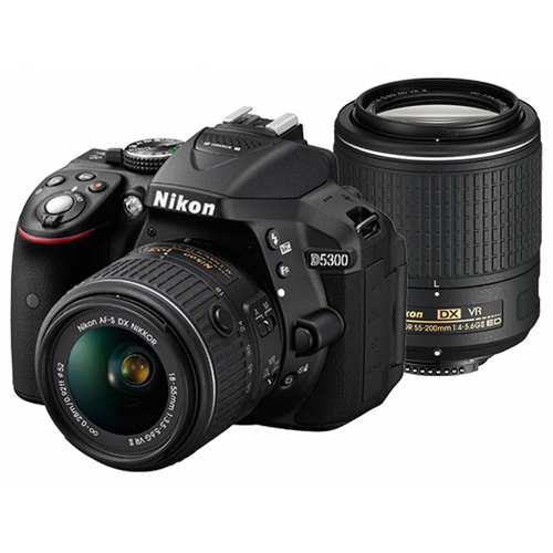 ニコン D5300 ダブルズームキット2 ブラック｜デジタル一眼レフ