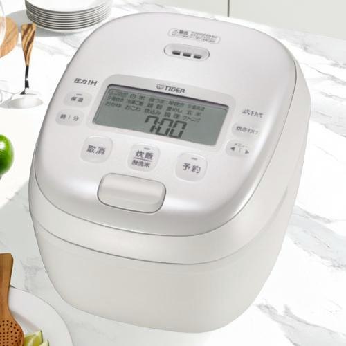 タイガー 圧力IHジャー炊飯器 炊きたて 遠赤5層特厚釜 JRI-B180W［1升