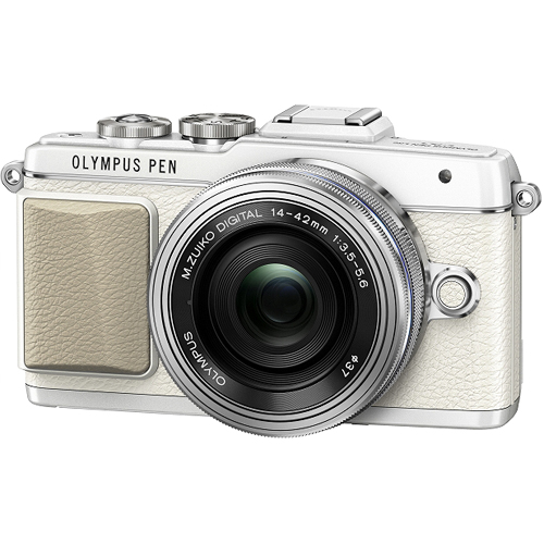 オリンパス PEN Lite E-PL7 14-42mm EZ レンズキット ホワイト｜ミラー