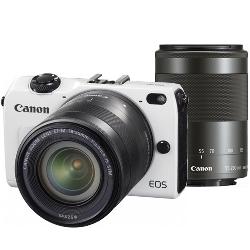 キヤノン EOS M2 ダブルズームキット ホワイト | ミラーレス一眼
