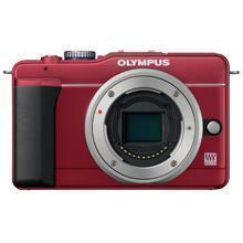 オリンパス PEN Lite E-PL1s ズームレンズキット レッド | ミラーレス一眼