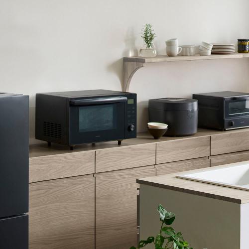 アイリスオーヤマ オーブンレンジ MO-F1809-HA アッシュ[18L