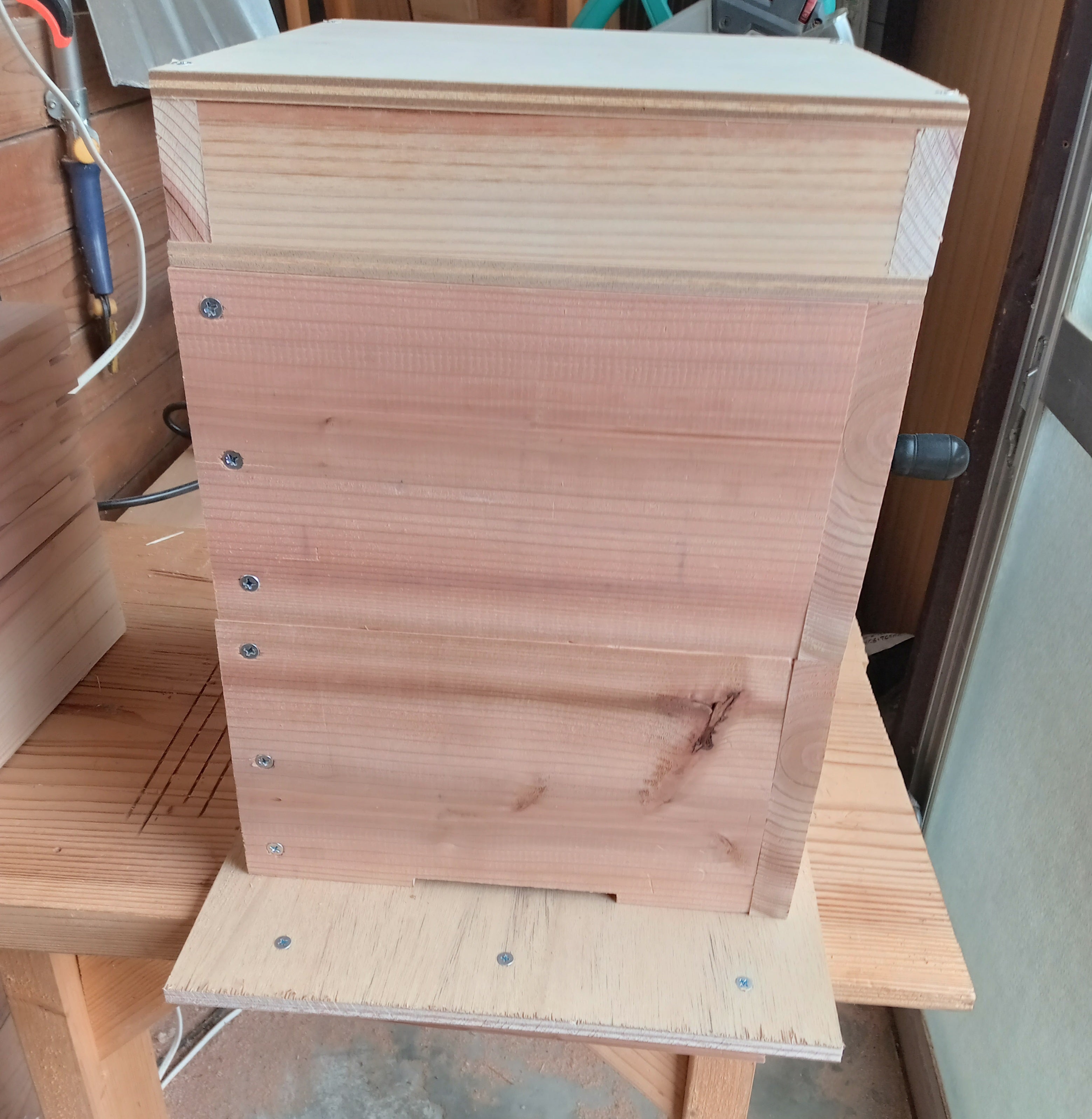 日本みつばち捕獲用巣箱～スターターキット（巣箱＋巣門箱等一式セット