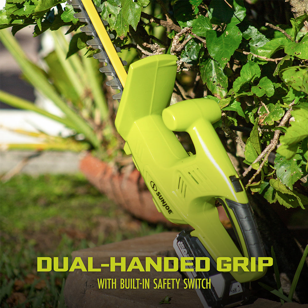 Sun Joe 24-Volt* IONMAX Cordless Garden Combo Kit | Leaf Blower | Gras