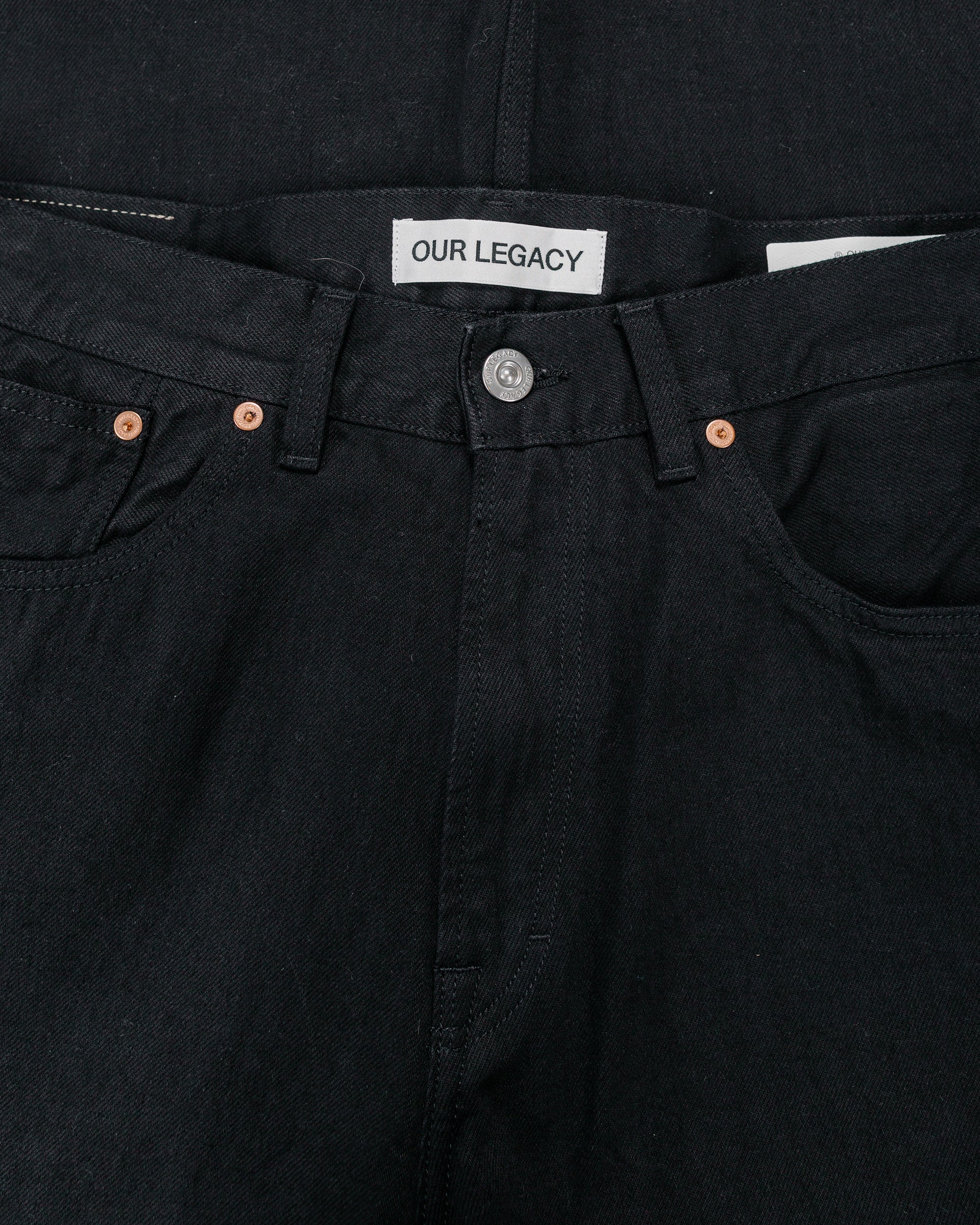 Our Legacy Third Cut Black Selvedge