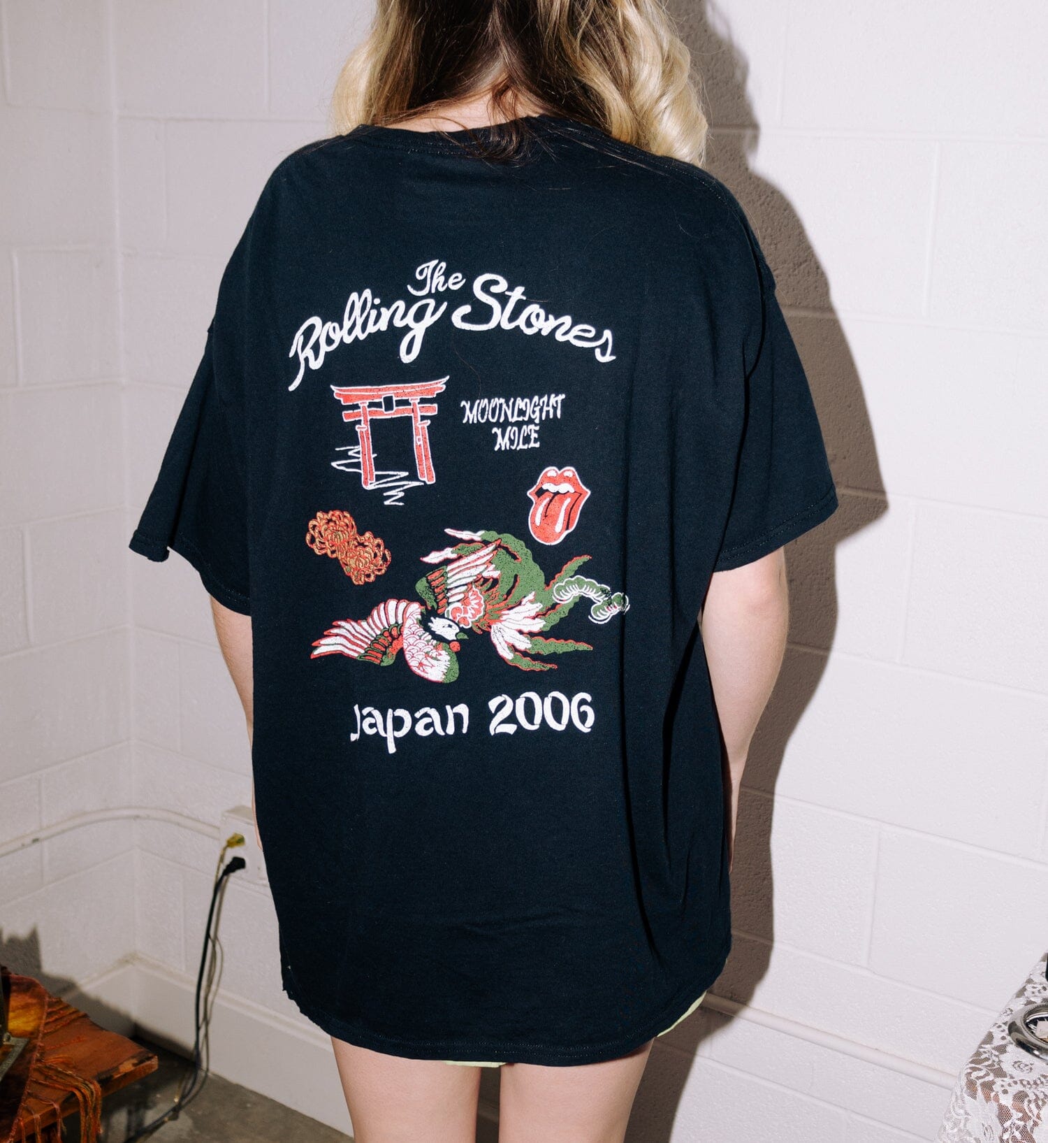 ローリングストーンズ 黒 2006サムライTシャツ ローリングストーンズ