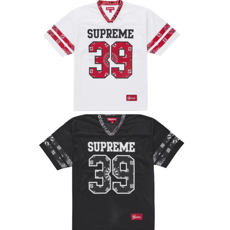 シャツ supreme Bandana Football Jersey L Supreme Bandana Football