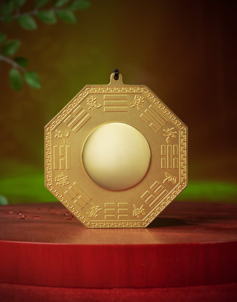 不思議研究所太極八卦鏡3点とペンダントの4点セット 不思議研究所 特大