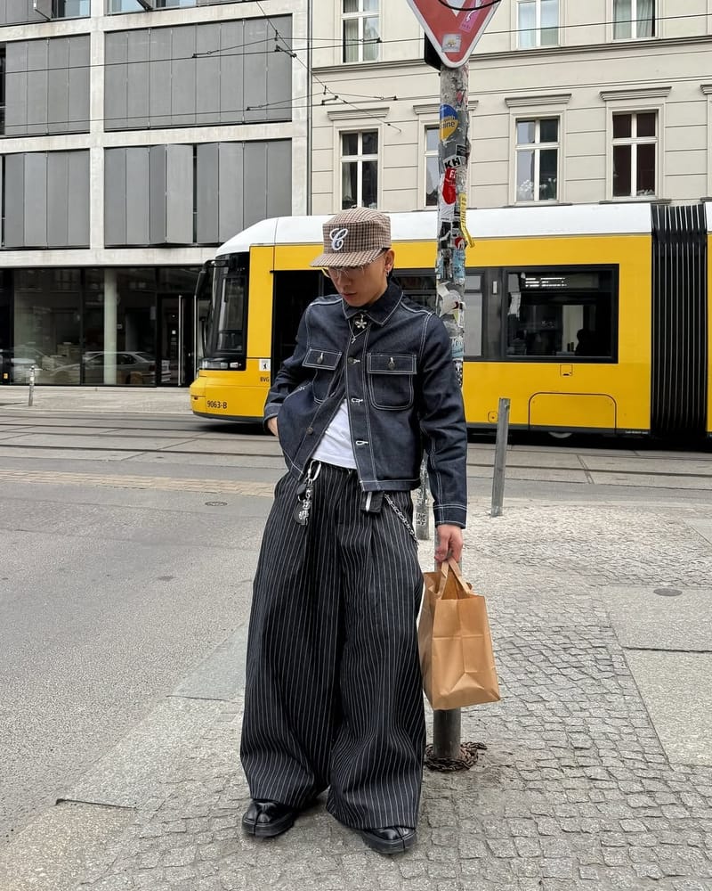 6cRAyon Pillbox Cap Houndstooth