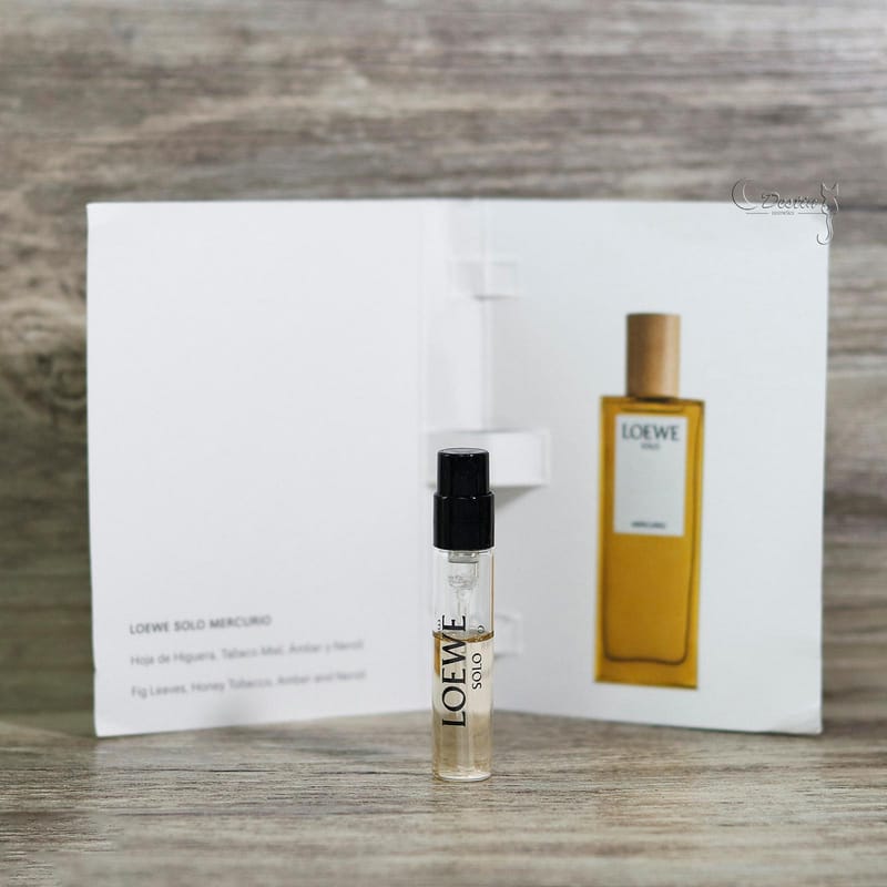 LOEWE 星際獨奏Solo Mercurio 男性淡香精1.5mL 可噴式全新試管香水