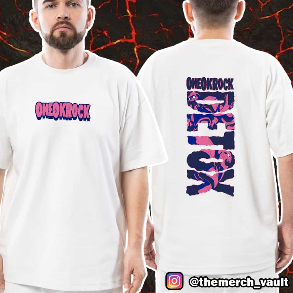 One OK Rock Detox Japan Tour 2025 Merchandise Logo Text Unisex T