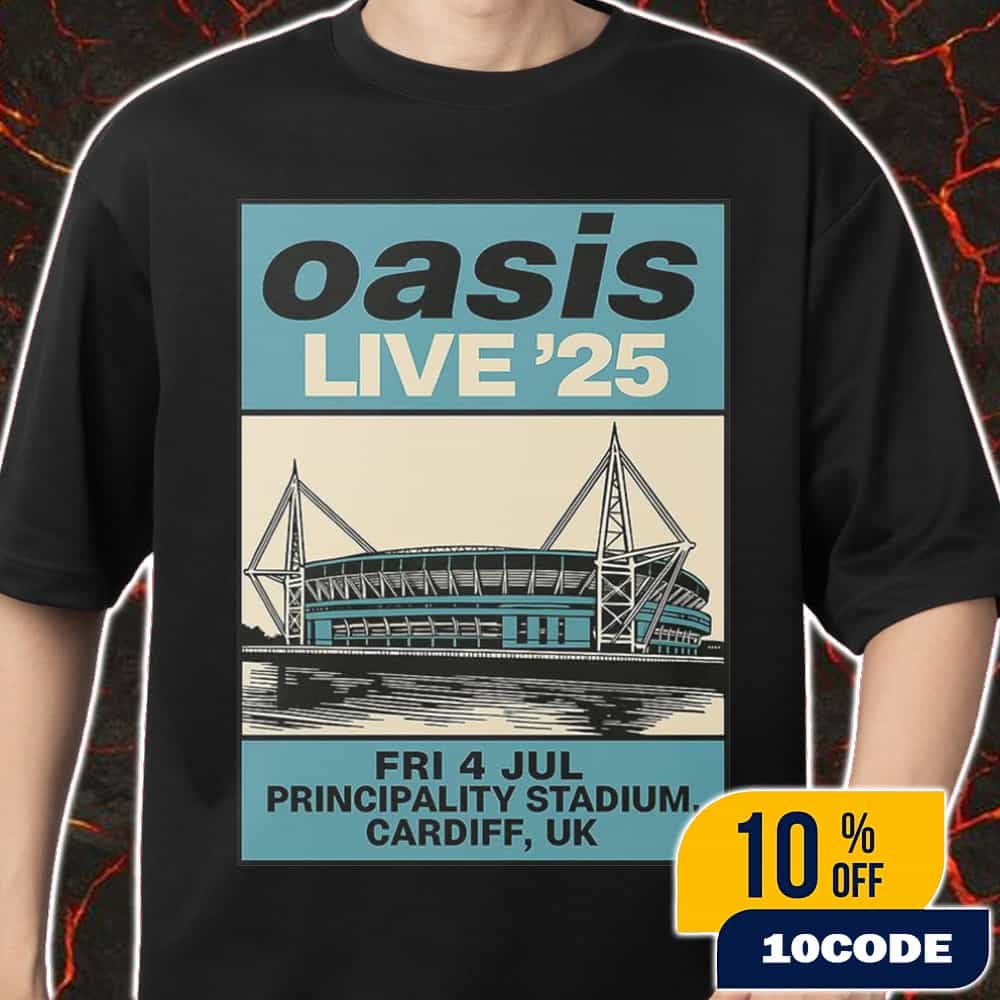 oasis ライブTシャツ CARDIFF 2025カーディフ oasis ライブTシャツ