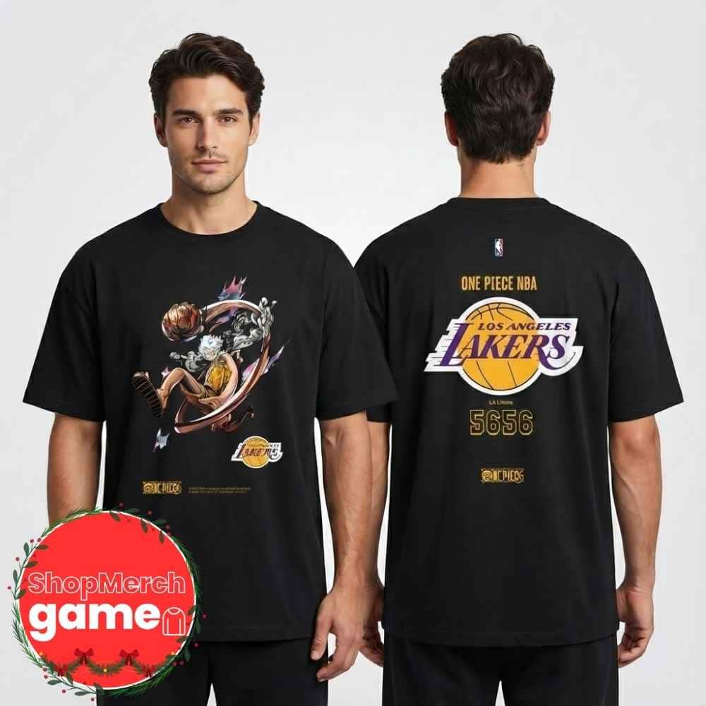 One Piece x NBA Los Angeles Lakers Luffy Dunk One Piece Night