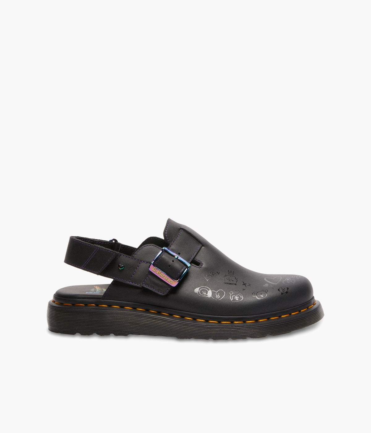 Dr. Martens Jorge II BT21 Mules | Playful Leather Slingbacks