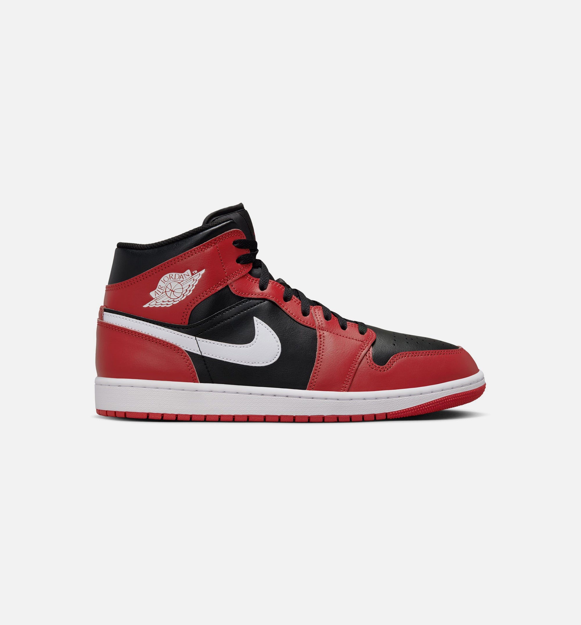 Jordan DQ8426-061 Air Jordan 1 Mid Black Gym Red Mens Basketball