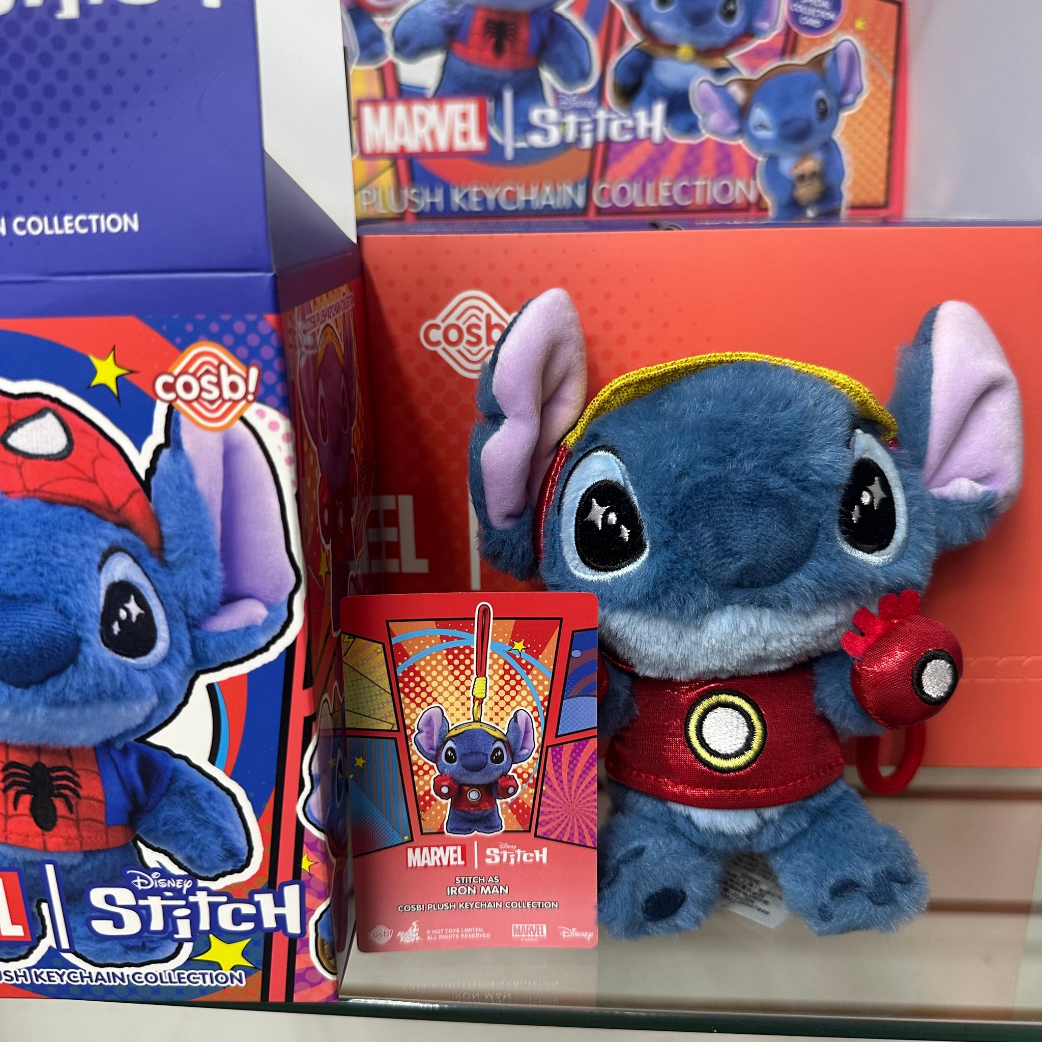 Cosbi Marvel x Stitch Plush Keychain 1pcs Blind Box – POPNATION