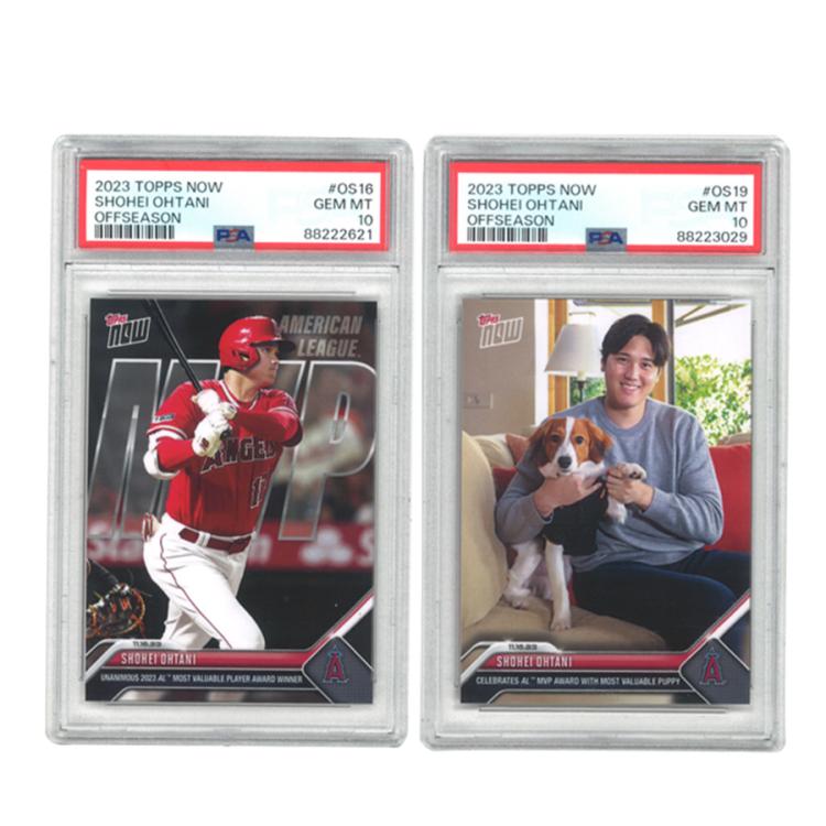 2度目のMVP獲得 「大谷翔平」真贋鑑定「PSA鑑定済み」 トレーディング