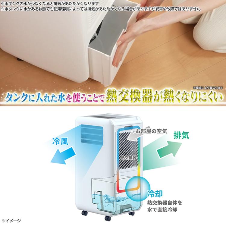 排熱ダクトレス スポットクーラー／DL-T2501WH／THREEUP(スリーアップ