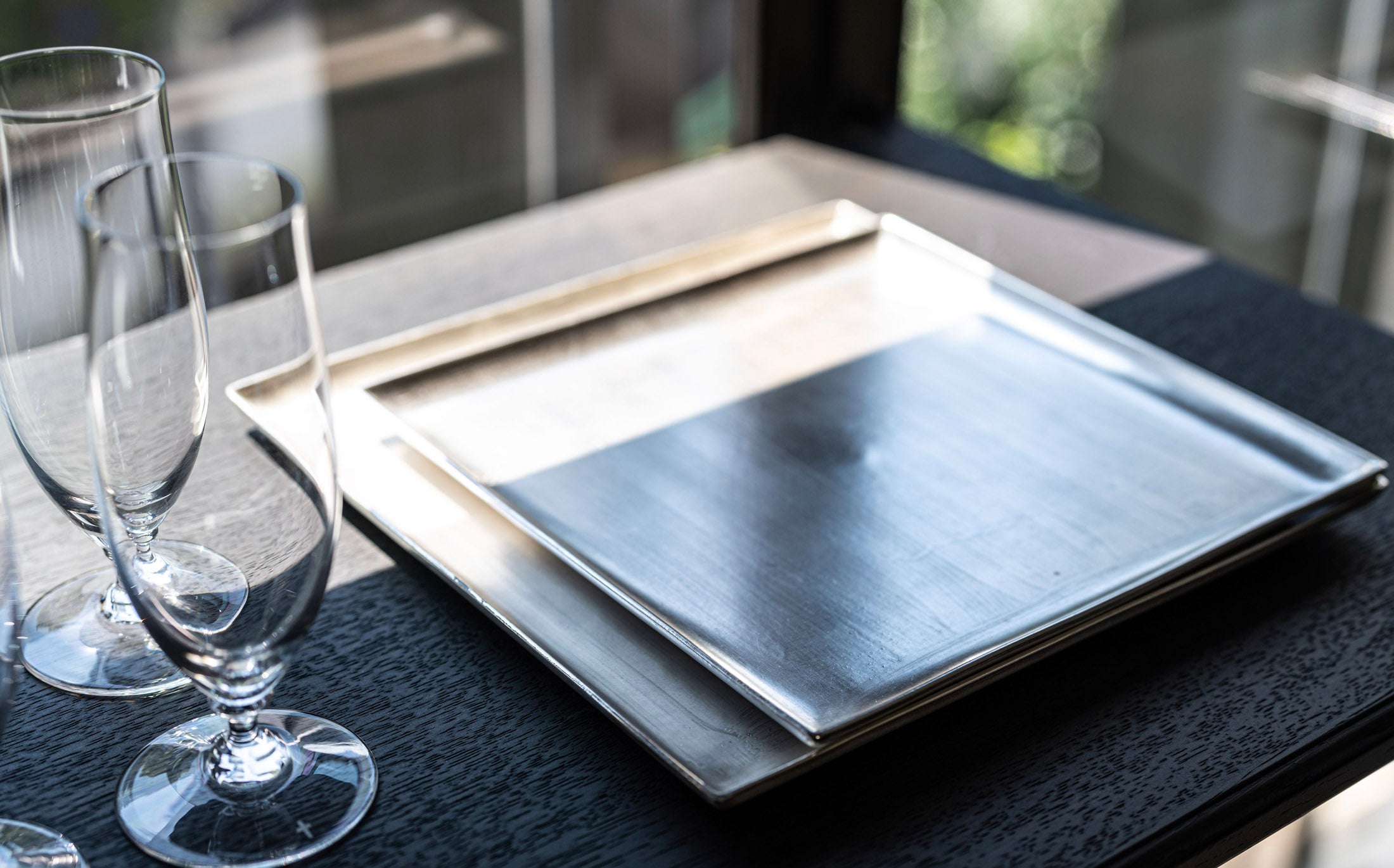 Yamabuki - 銀彩 - オーバル皿