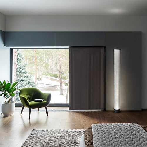 GLASSWEAVE フロアライト ホワイト Φ180mm - YAMAGIWA OnlineStore