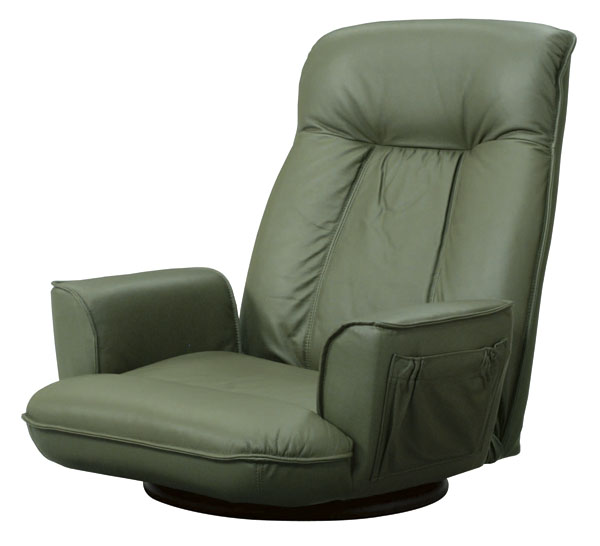 光製作所 高級本革張り座椅子 SPR ビータ 座360度回転式 ガス