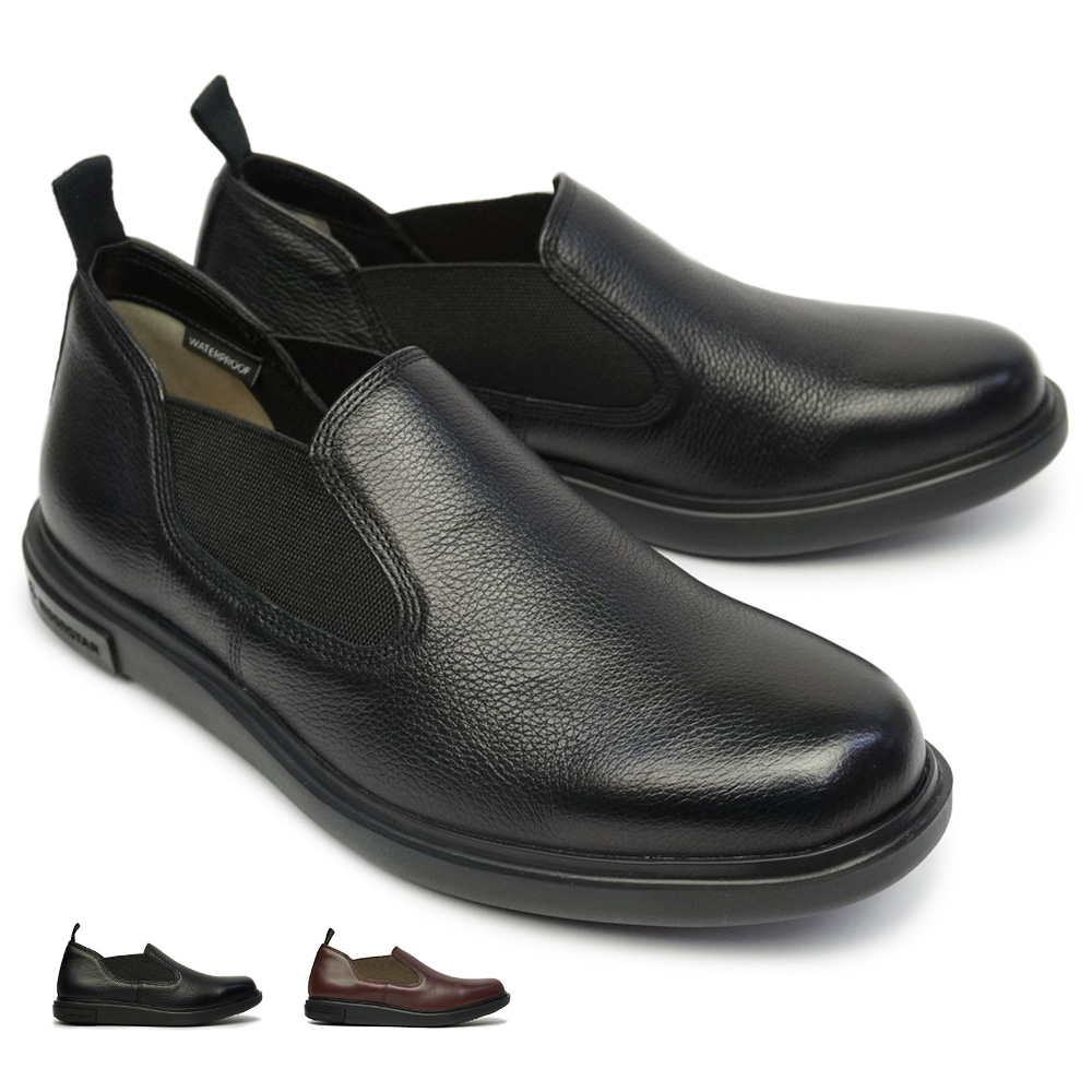 ワールドマーチ ムーンスター 防水 抗菌 ジェントリー GE205 本革 4E