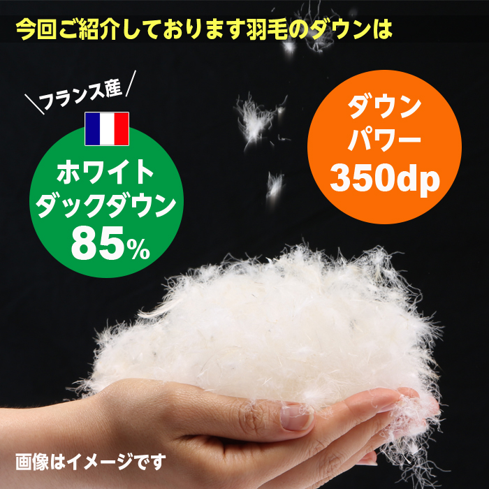 羽毛布団 ダブル ブルー 日本製 掛け布団 羽毛掛け布団 四つ星品質