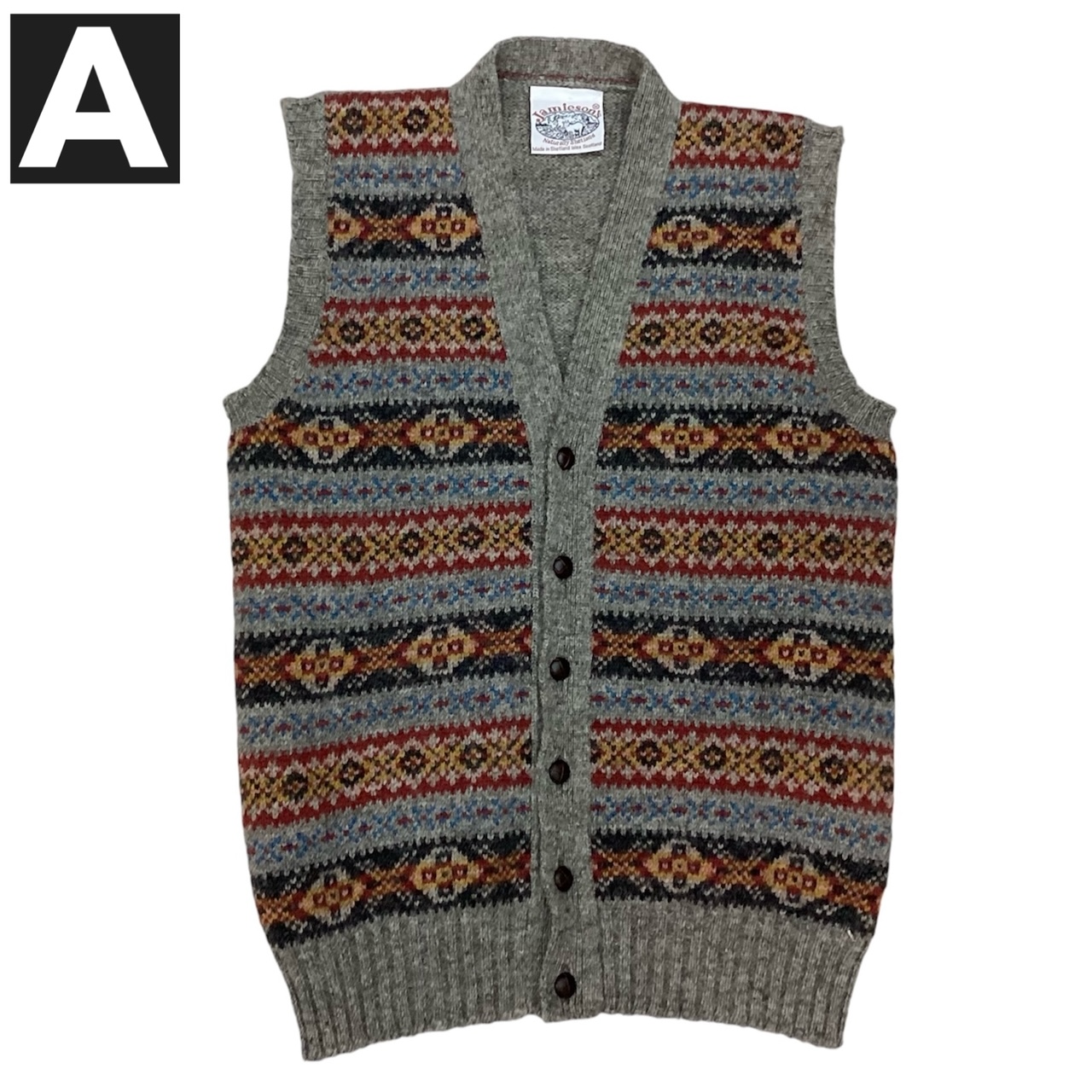 スコットランド製 送料無料 JAMIESON'S【ジャミーソンズ】FAIRISLE