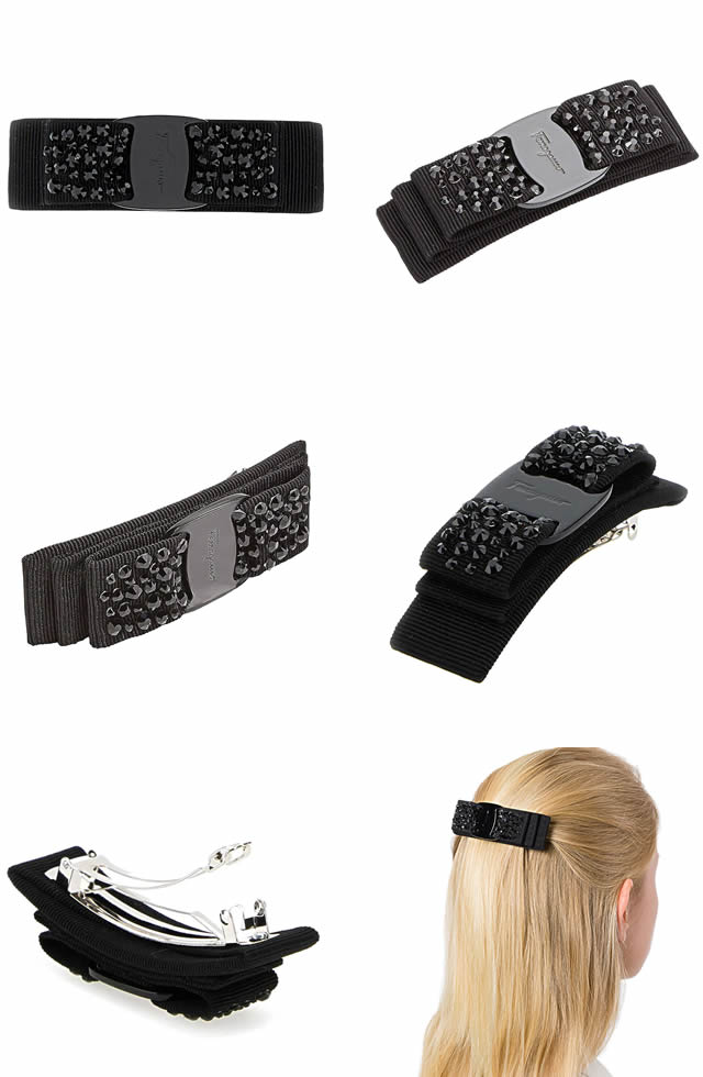 FERRAGAMO（フェラガモ） バレッタ ヘアアクセサリー ヴァラ ボウ