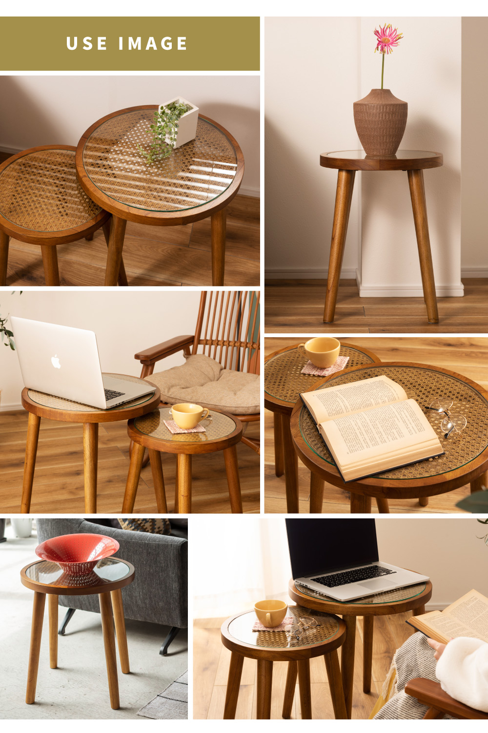 東谷 サイドテーブル ベッドサイドテーブル ナイトテーブル テーブル