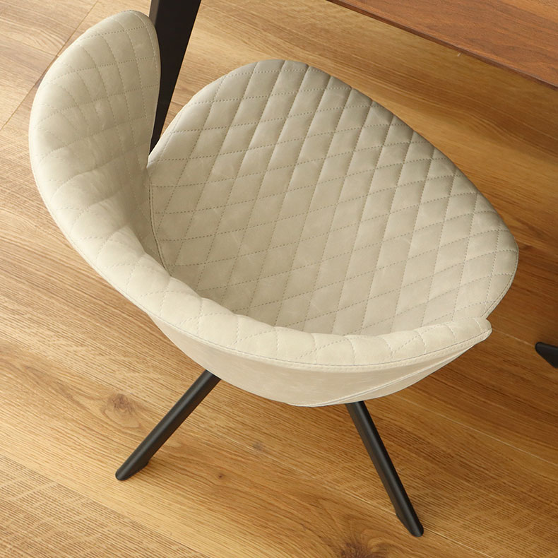 マナベインテリアハーツ ダイニングチェア 回転 1脚 チェア 椅子