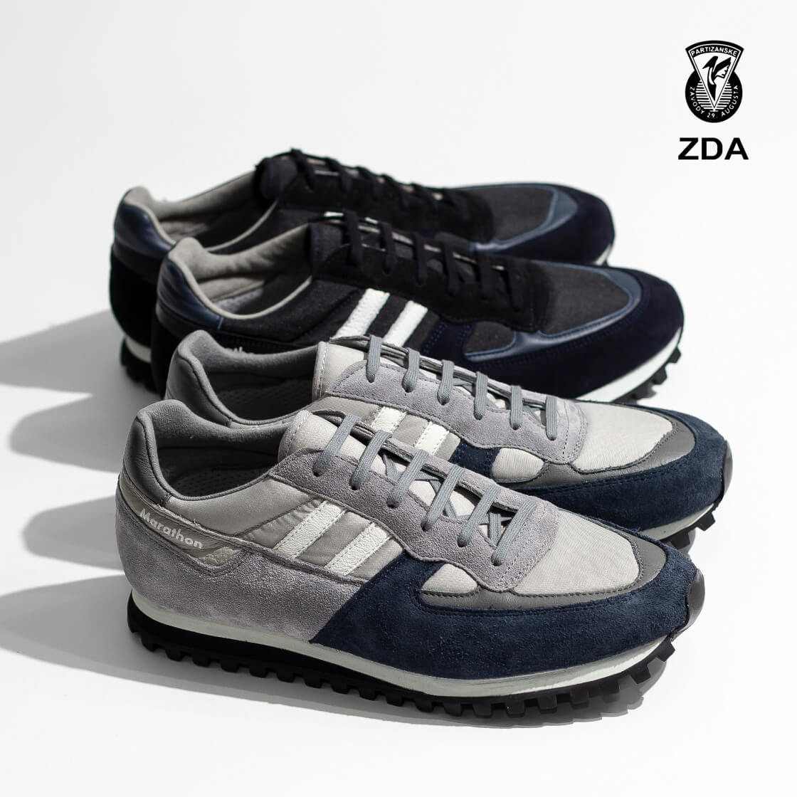 ZDA ゼットディーエー スニーカー MARATHON マラソン メンズ : MARC