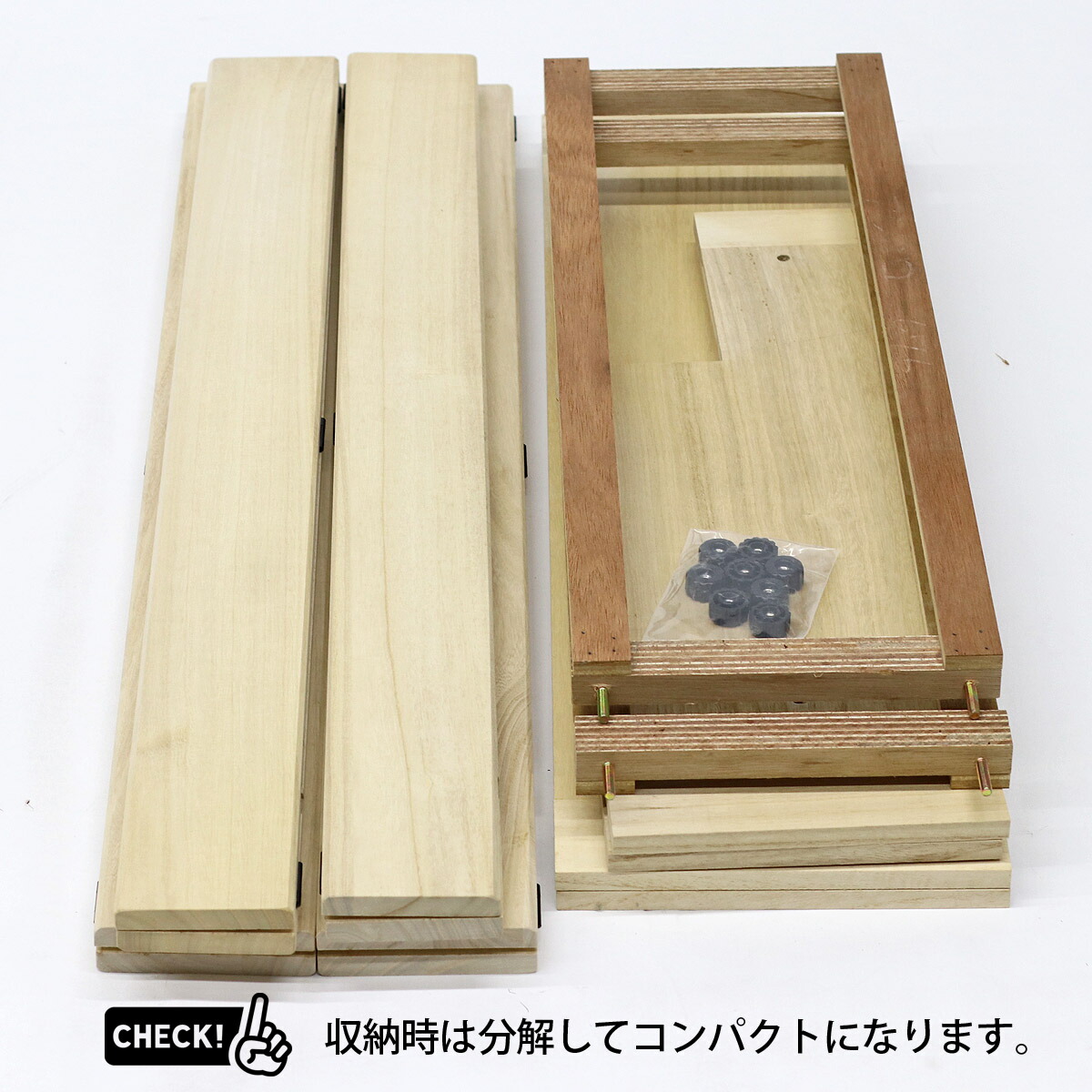 25号 間口75cm 三段 桐製 ひな壇 (白木) ひな段 雛人形用 ひな人形用