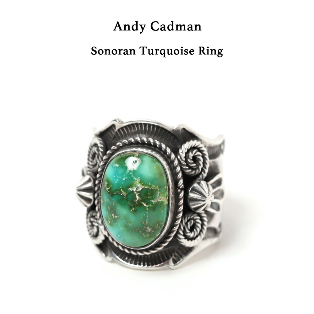 NAVAJO（ナバホ） 【送料無料】 Andy Cadman Sonoran Turquoise Ring