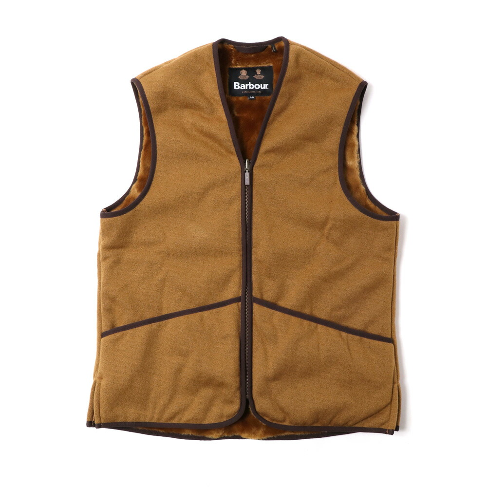 Barbour バブアー ウォームパイル ウェストコート ジップイン ライナー