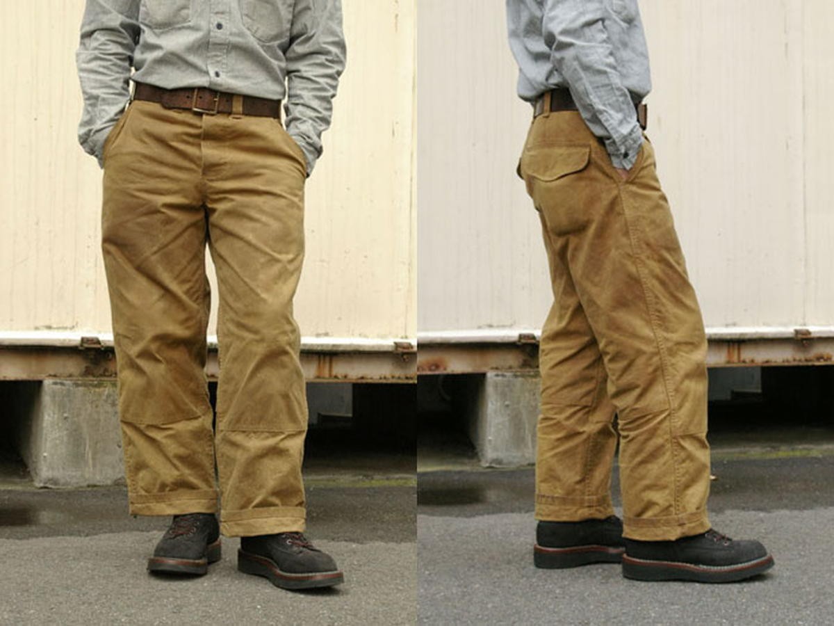 FILSON（フィルソン） 裾上げ無料 ダブルティンパンツ オイル